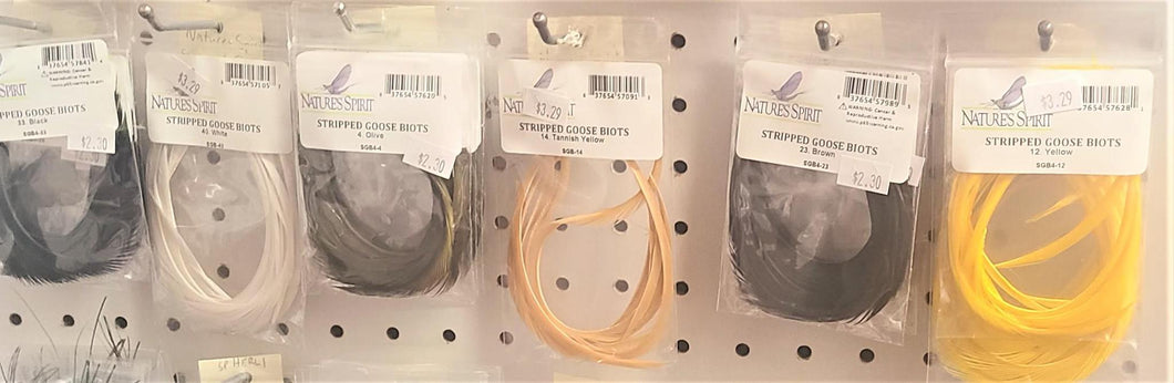 Stripped Goose Biots - Mahogany