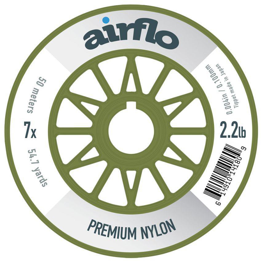 Airflo Premium Nylon Tippet 2.2 LB - 7X - 50M