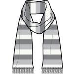 Spectator Scarf - Forest Green/White