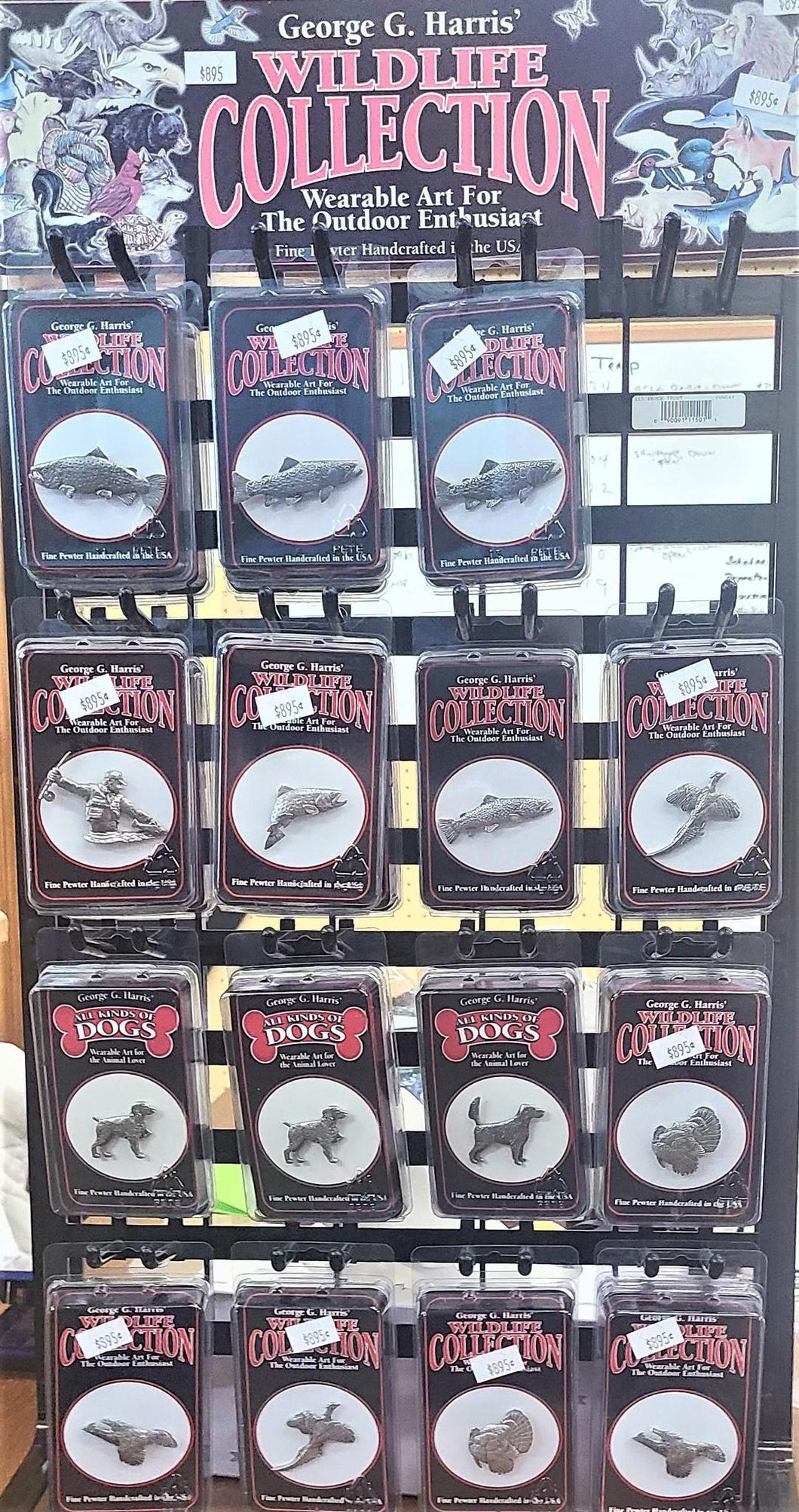 George G. Harris' Wildlife Collection - English Setter Pin