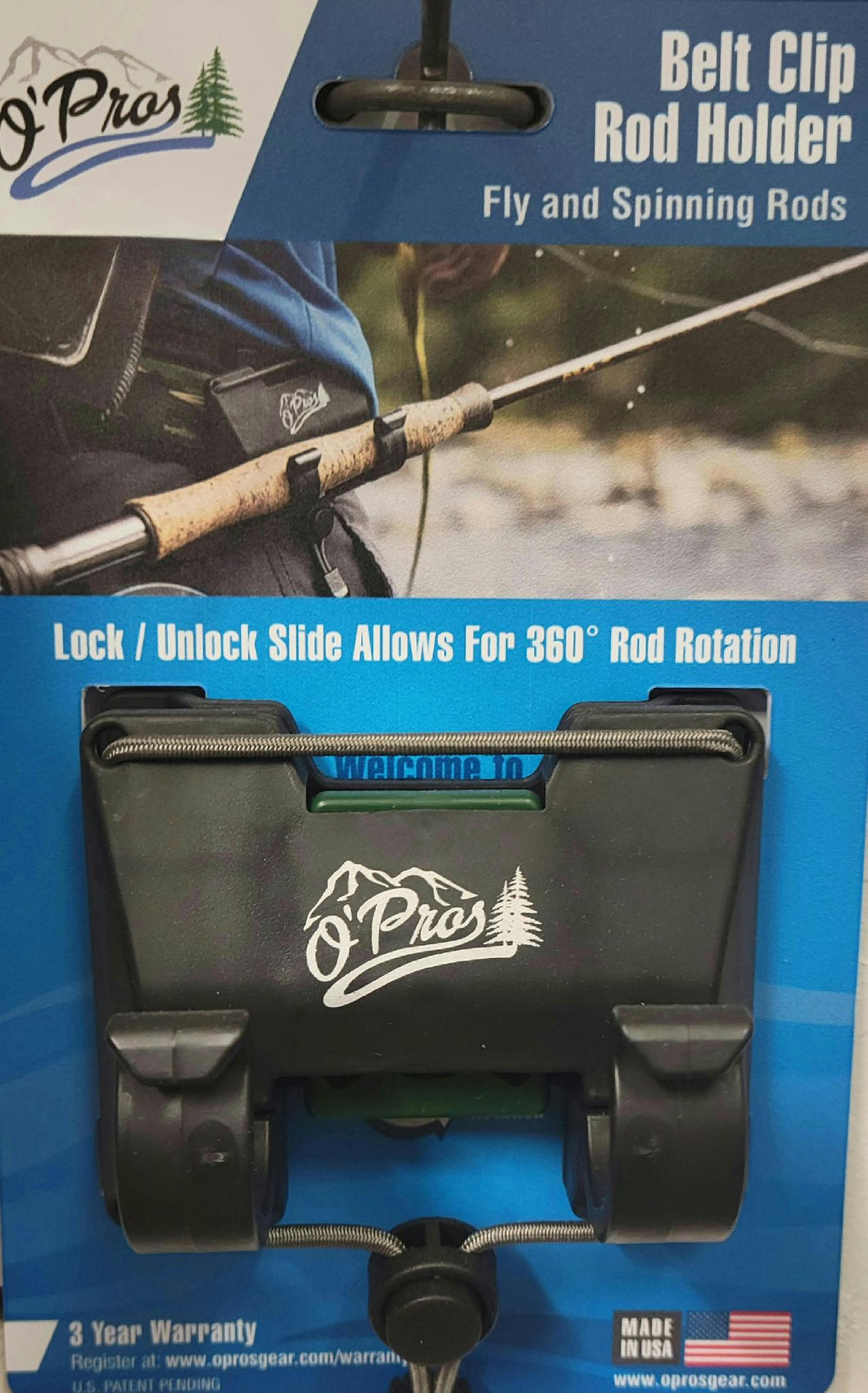 O'Pros Belt Clip Rod Holder