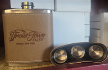 Load image into Gallery viewer, Leather Flask w/ Cups - Tan
