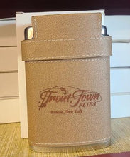 Load image into Gallery viewer, Leather Flask w/ Cups - Tan
