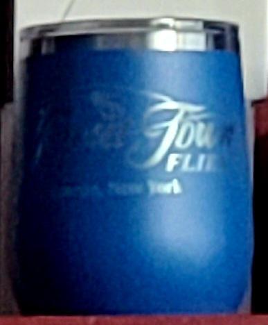 12 oz. Stemless Tumbler w/ slide Lid - Royal Blue
